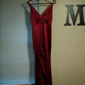 Long Red Dress!